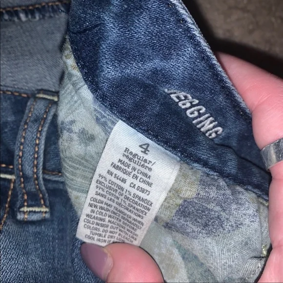 AE light wash ripped jeggings - Picture 3 of 6